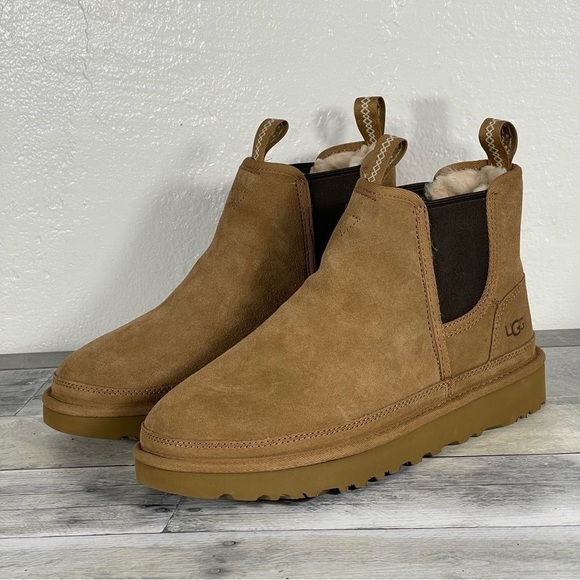 UGG Men’s Neumel Chelsea Boot - Chestnut - Sz - 8 . US - Picture 4 of 11